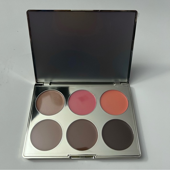 NEW IN BOX Iconic London Multi-Use Cream Blush Bronzer & Highlighter Palette - Picture 6 of 11